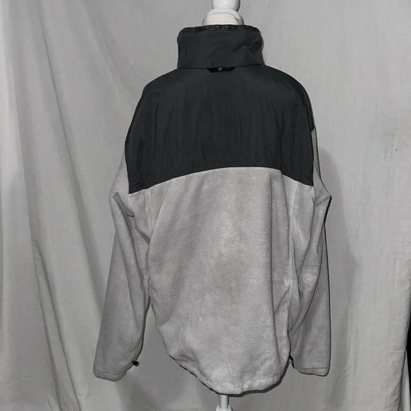 mens gray & white Columbia interchange jacket size large - Picture 2 of 5